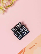 Expression Typography Enamel Pin - TOSSIDO