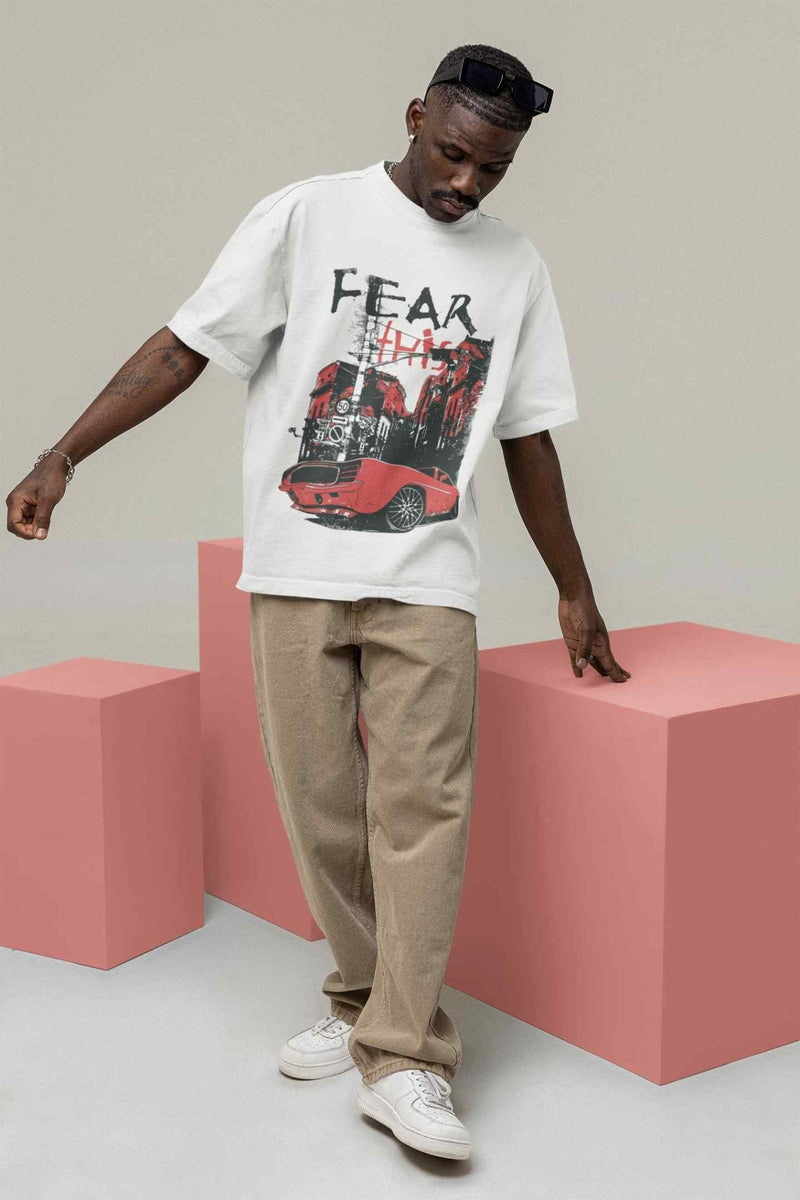 Fear the Fast Lane Oversized Tee - TOSSIDO