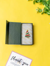Festive Christmas Tree Brooch - TOSSIDO