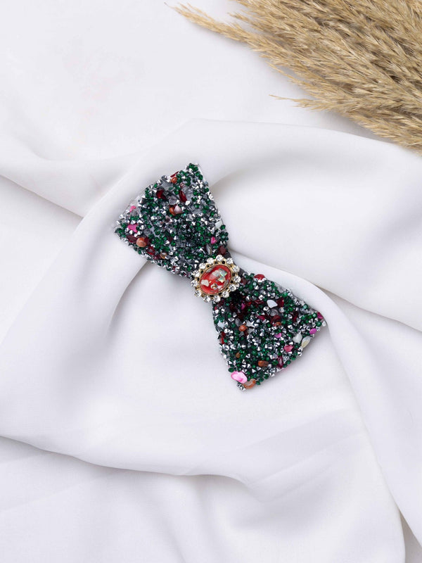 Festive Regal Gemstone Bowtie - TOSSIDO