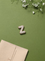Gold Initial Z Slider Pendant