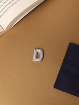Silver Initial D Slider Pendant