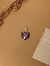 Pink Teddy Face Pendant