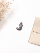 Multicolour Initial J Pendant