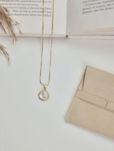 Gold Initial L Pendant Necklace - TOSSIDO