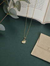 Gold Swan Pendant Necklace - TOSSIDO