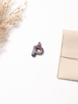 Multicolour Initial P Pendant