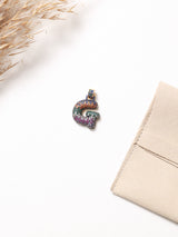 Multicolour Initial G Pendant