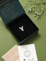 Gold Initial Y Slider Pendant