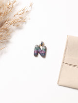 Multicolour Initial N Pendant