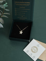 Gold Sparkle Turtle Pendant Necklace - TOSSIDO