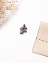Multicolour Initial F Pendant