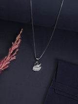 Silver Swan Pendant Necklace - TOSSIDO