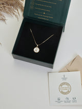 Gold Initial K Pendant Necklace - TOSSIDO