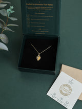 Gold Conch Shell Pendant Necklace - TOSSIDO