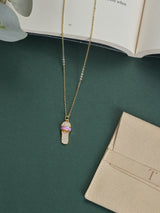 Lilac Flip Flop Pendant Necklace - TOSSIDO