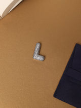 Silver Initial L Slider Pendant