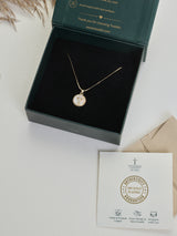 Gold Initial T Pendant Necklace - TOSSIDO