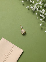 Gold Tulip Bud Pendant