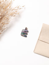 Multicolour Initial E Pendant