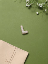 Gold Initial L Slider Pendant
