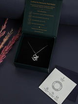 Silver Om Pendant Necklace - TOSSIDO