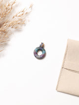 Multicolour Initial O Pendant