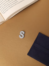 Silver Initial S Slider Pendant