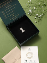 Gold Initial I Slider Pendant