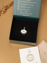 Mother of Pearl Evil Eye Lash Pendant