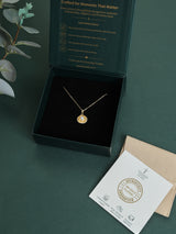 Gold Pearl Oyster Pendant Necklace - TOSSIDO