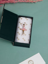 Pink Enamel Ballerina Brooch