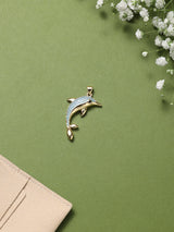 Sky Blue Dolphin Pendant