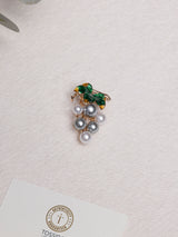 Pearl Grape Bunch Brooch