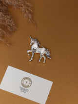 Pastel Rainbow Unicorn Brooch