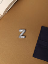 Silver Initial Z Slider Pendant