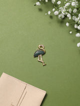 Green Flamingo Pendant