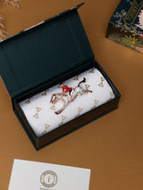 Rose Gold Crystal Jockey Brooch