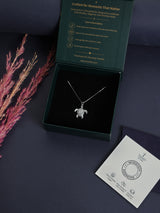 Silver Little Turtle Pendant Necklace - TOSSIDO
