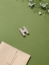 Gold Initial H Slider Pendant