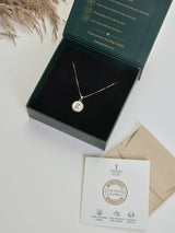 Gold Initial E Pendant Necklace - TOSSIDO