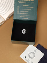 Silver Initial G Slider Pendant
