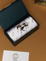 Black Enamel Crystal Saddle Horse Brooch