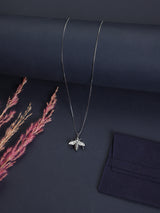 Silver Bee Pendant Necklace - TOSSIDO