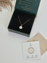 Gold Initial G Pendant Necklace - TOSSIDO