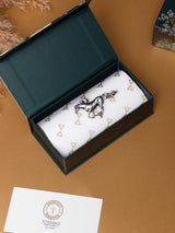 Antique Silver Galloping Horse Brooch