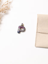 Multicolour Initial P Pendant