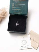 Multicolour Initial F Pendant