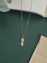 Lilac Flip Flop Pendant Necklace - TOSSIDO