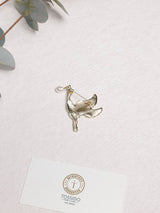 Flying Crane Pearl Brooch - TOSSIDO